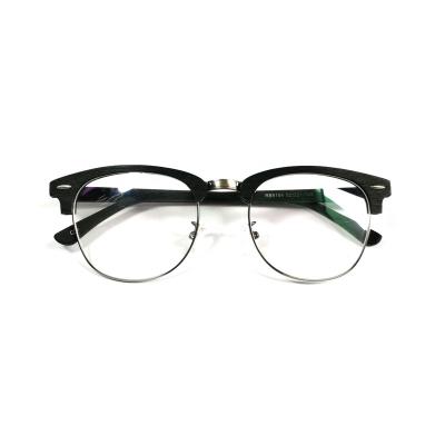 China Wood Pattern Customized Fashion Acetate Metal Optical Glasses Frames Men Like A Wood Pattern for sale