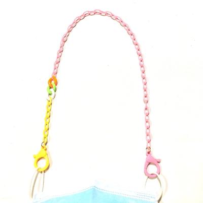 China CANDY COLOR Kids CANDY COLOR Kids Hanging Lanyard Handy Convenient Holder Rope Eyeglass Face Chain Anti-drop Anti-lost Masking Chain for sale