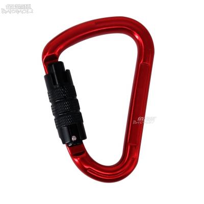 China Baichaoli lightweight 7075 aviation aluminum carabiner automatic locking hooks for sale