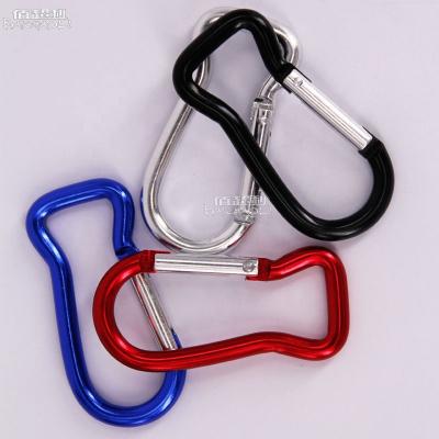 China Lightweight Baichao 6# Fish Aluminum Alloy Carabiner Snap Hooks for sale