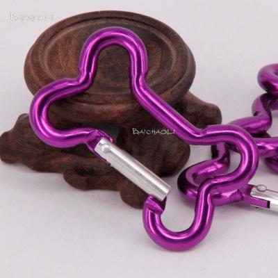 China Aluminum Alloy Dog Bone Shaped Aluminum Alloy Spring Hook For Easy Carabiner Feature for sale