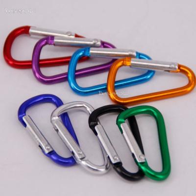 China Heavy Industry Snap Hooks Carabiner 4 D Aluminum Alloy Material Hooks for sale