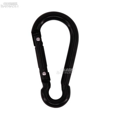 China Heavy Industry Baichaoli 5 Squash Double Rivet Aluminum Alloy Carabiner Snap Hook for sale