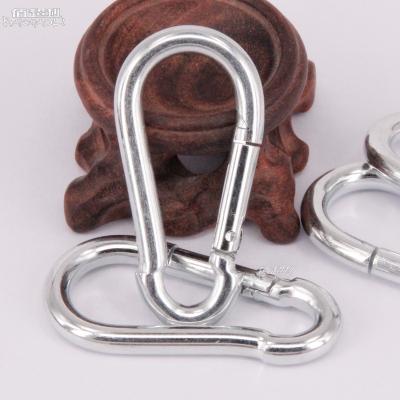 China High Strength Baichaoli 5 Squash Galvanized Iron Carabiner Hooks for sale