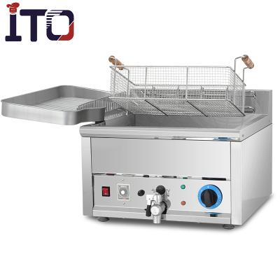 China Factory direct sale luxury stainless steel deep fryer electric commercial deep fryer ASQ 200L for sale