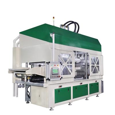 China Manufacturing Plant Fully Automatic Biodegradable Sugarcane Bagasse Pulp Molding Disposable Food Container Tableware Making Machine Production Line for sale