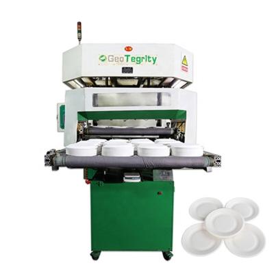 China Full Automatic Factory LD-12-1350 Bagasse Pulp Molding Disposable Sugarcane Paper Plate Making Machine for sale