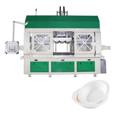 China Thermoforming Plant Bagasse Paper Box Pulp Molding Forming Machine for sale