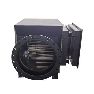 China Workshop Space Heater Fan Industrial Hot Air Circulation Air Duct Manufacturing Circular Heaters for sale