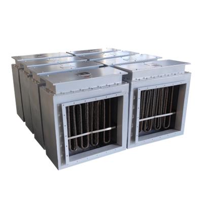 China Customized Duct Heaters Industrial Manufacture Medium Temperature Air Duct Heater To Make Up Air Heating for sale