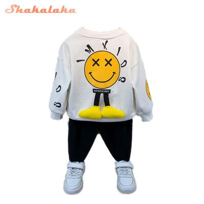 China 2022 Custom Oversized Sweatshirt Kids Casual Clothes Toddler Boys Hoodies Solid Color Terry Pullover Cotton Kids Sweatshirts for sale