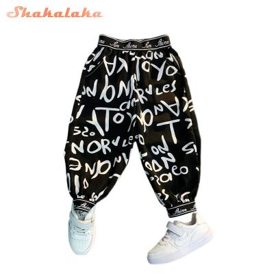 China Wholesale Custom Logo Casual Soft Breathable Toddler Jogger Pants Kids Elastic Harem Pants Baby Jogger Pants for sale