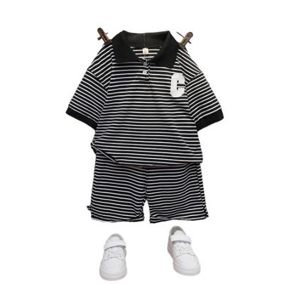 China Casual Hot Sale Kids Area Suits Short Sleeve Designer Clothes For Children Boys Suits for sale