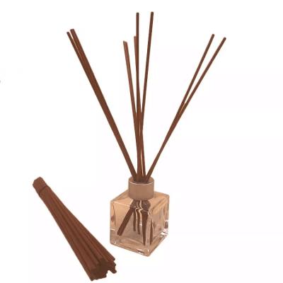 China Custom Reed Diffuser Colorful Black Fiber Essential Oil Viable Home Aroma Fragrance Sticks for sale