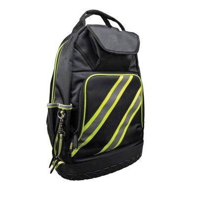 China Polyester Backpack, Electrician Tool Bag, Merchant Pro Organizer, Hi Namely, 39 Pockets and Molded Base for sale