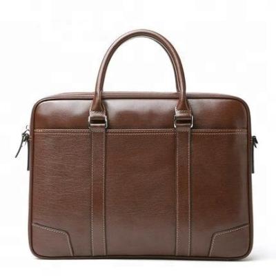 China Comfortable Causal Black Brown Cowhide Men Messenger Business Men's Single Shoulder Briefcase Bag for sale