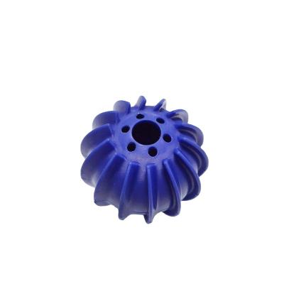 China Industrial Equipment Chinese OEM Plastic Parts - Customized Cheap Blue Rubber / Plastic Parts Processed By Vacuum Casting for sale