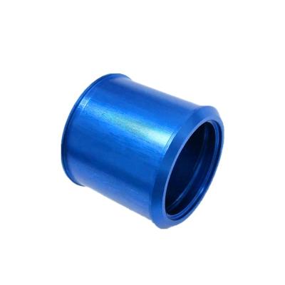 China Cheap Industrial Equipment Single Lathe Turning Parts Are Customized To Customer Drawings And After Polished And Light Blue Anodized for sale