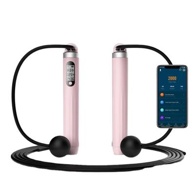 China Body Building Welland Skipping Rope Cordless Counter Jump Rope For Exercise Rope With Smart APP for sale