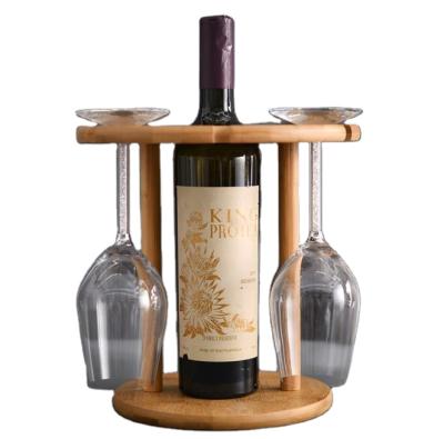 China Hot Selling Wood Wine Rack Wooden Wine Rack and Wine Bottle Glass Rack for Wine Bottle Display for sale