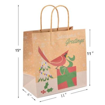 China Cheap Price Colorful Personalized Promotional Brown Paper Bag Recyclable for sale