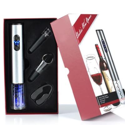 China Electric Wine Opener Set Amazon Popular Products Automatic Electric Wine Openers Gift Set for sale