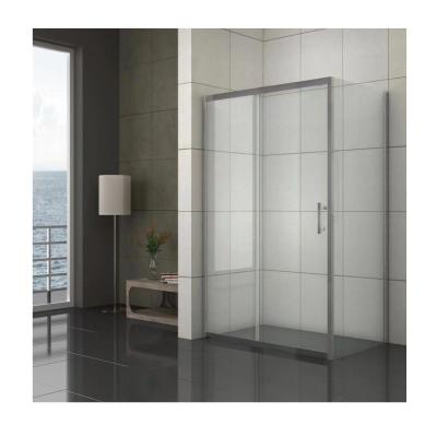 China EUROPEAN 2023 Square Sliding Shower Enclosure Tempered Glass with CE and Aluminum Frame ,Multiple color options for sale