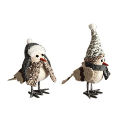 China Christmas Custom Design Felt Christmas Decoration Hanging Birds for sale