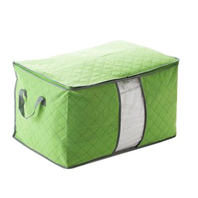 China Salon Storage Bag Extra Large Stitch Storage Bag With Handles Portable Dustproof Nonwoven Zipper Household Clothes Storage for sale