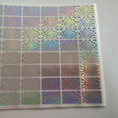 China Custom decorative sticker 3D hologram sticker, laser hologram stickers for box for sale