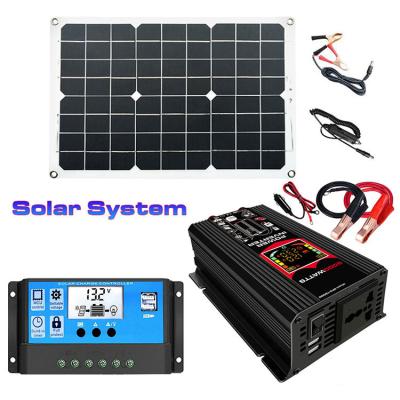 China Full Set Mini Solar Panel Set Device Home Energy Home Power System Without Batteries for sale