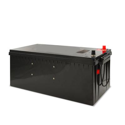 China 12v 24v 100/400ah Large Capacity RV Ithium High Power Iron Phosphatel Solar Energy Storage Battery for sale