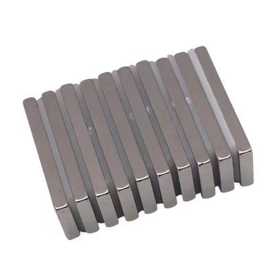 China Industrial Super Strong Industrial Neodymium Magnet Nickel Plated Block Shape Magnet Square Neodymium Magnets for sale