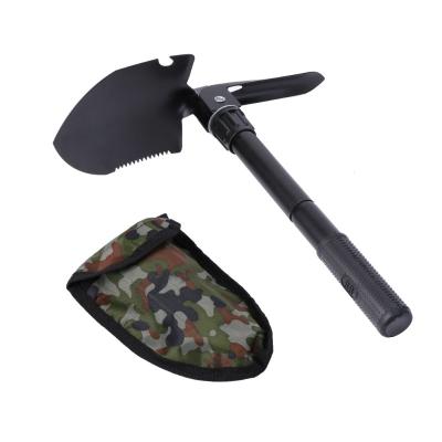 China Universal Aluminum Alloy Military Folding Shovel Camping Hiking Survival Tools New for sale