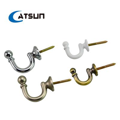 China CATSUN Factory Home Decor Aluminum Alloy Curtain Tieback Durable Curtain Barriers Accessories Curtain Hooks zu verkaufen