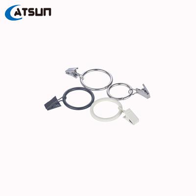 China Durable Cost Effective High Design 35Mm Iron Tension Rods Curtain Ring With Clips zu verkaufen