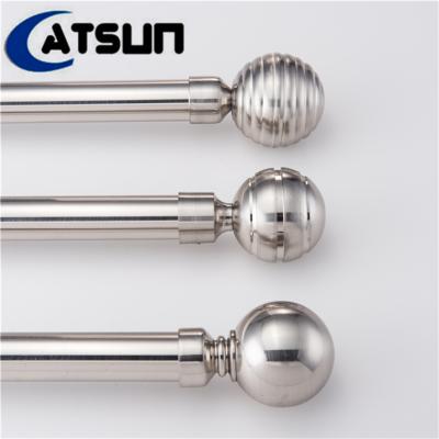 China CATSUN China Factory Supply Hotel Durable Good Quality Iron Fashion Portable Curtain Rod Price for sale