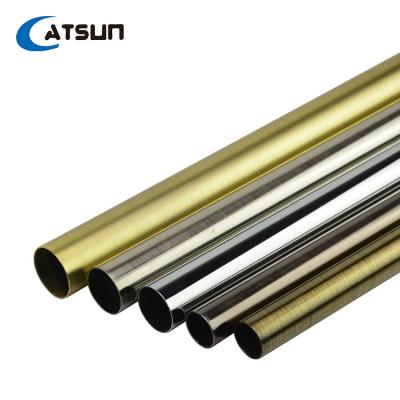 China Durable 28mm Twisted Curtain Tubes Customized Color In CATSUN Curtain Rod Poles Curtain Rods 16mm 22mm 25mm for sale