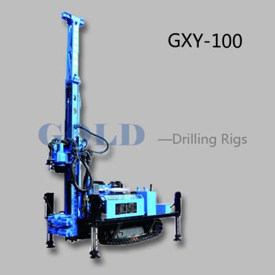 China Diesel drilling rig GXY-100 hydraulic drilling rig, diesel drilling machine for sale