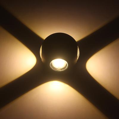 China Outdoor Waterproof IP65 Outdoor Wall Yard Garden Street Led Ball Wall Light AC85V-265V Porch Sconce Led Villa Hotel Building Wall Lamp for sale