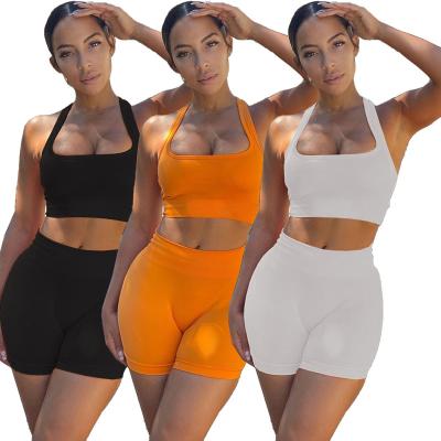 China 2022 New Arrivals QUICK DRY Sports Beach Womens Set Two Piece Top for sale