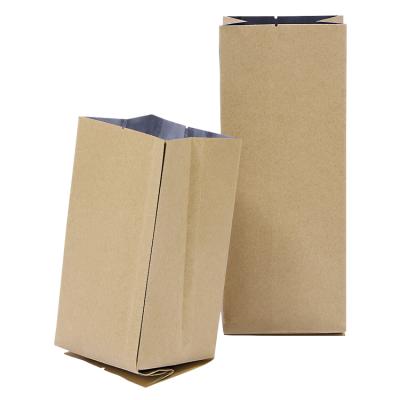 China High Quality Disposable Kraft Paper Food Plastic Packaging Brown Organ Style Bag Supports OEM & ODM for sale