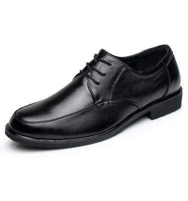 China Waterproof Lace Up Men's Office Low Cut Genuine Leather Business Formal Shoes Men's Manager's Shoes for sale