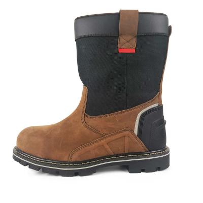 China Manufacture Fashion Steel Toe Professional Steel Toe Wellington Men Work Boots for sale