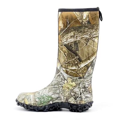 China 2022 New Products Waterproof Neoprene Waterpoof Camouflage Hunting Rubber Boots Mens Fishing Boots for sale