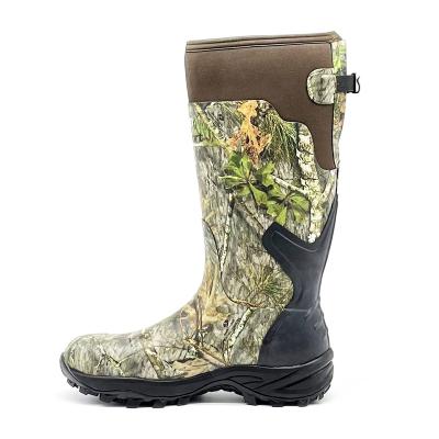 China Waterproof Mens Neoprene Waterpoof Camouflage Hunting Rubber Boots Fishing Boots Mud Boots for sale