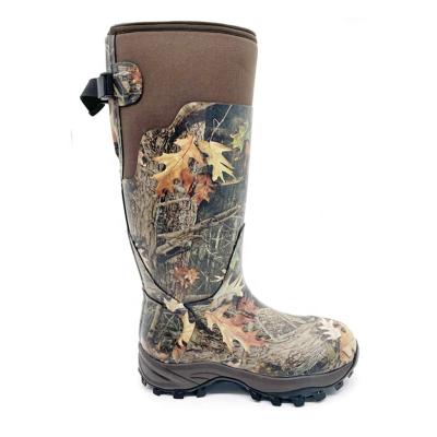 China New Factory Design Wholesale Price Waterproof Neoprene Boots Mud Rubber Waterproof Hunting Boots for sale