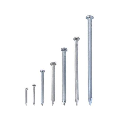 China Factory Direct Sale Competitive Price Flat Galvanized Steel Concrete Nails for sale