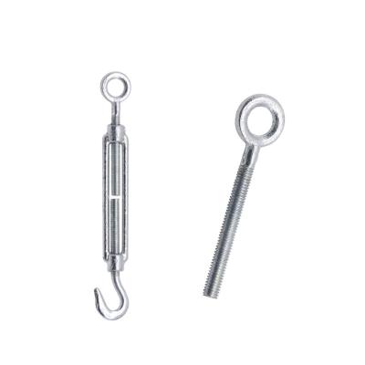 China Heavy Industry Bracing Rigging Drop Forged Heavy Duty Galvanized Turnbuckle With Eye-jaw for sale