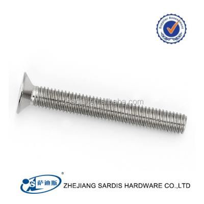 China M16 304 Carbon Steel Stainless Steel Allen Hex Socket Countersunk Flat Head Screw Bolt for sale